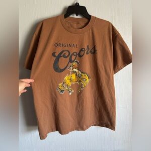 Coors cowboy t-shirt